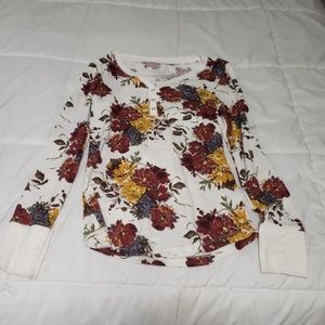 Floral Long Sleeve Top